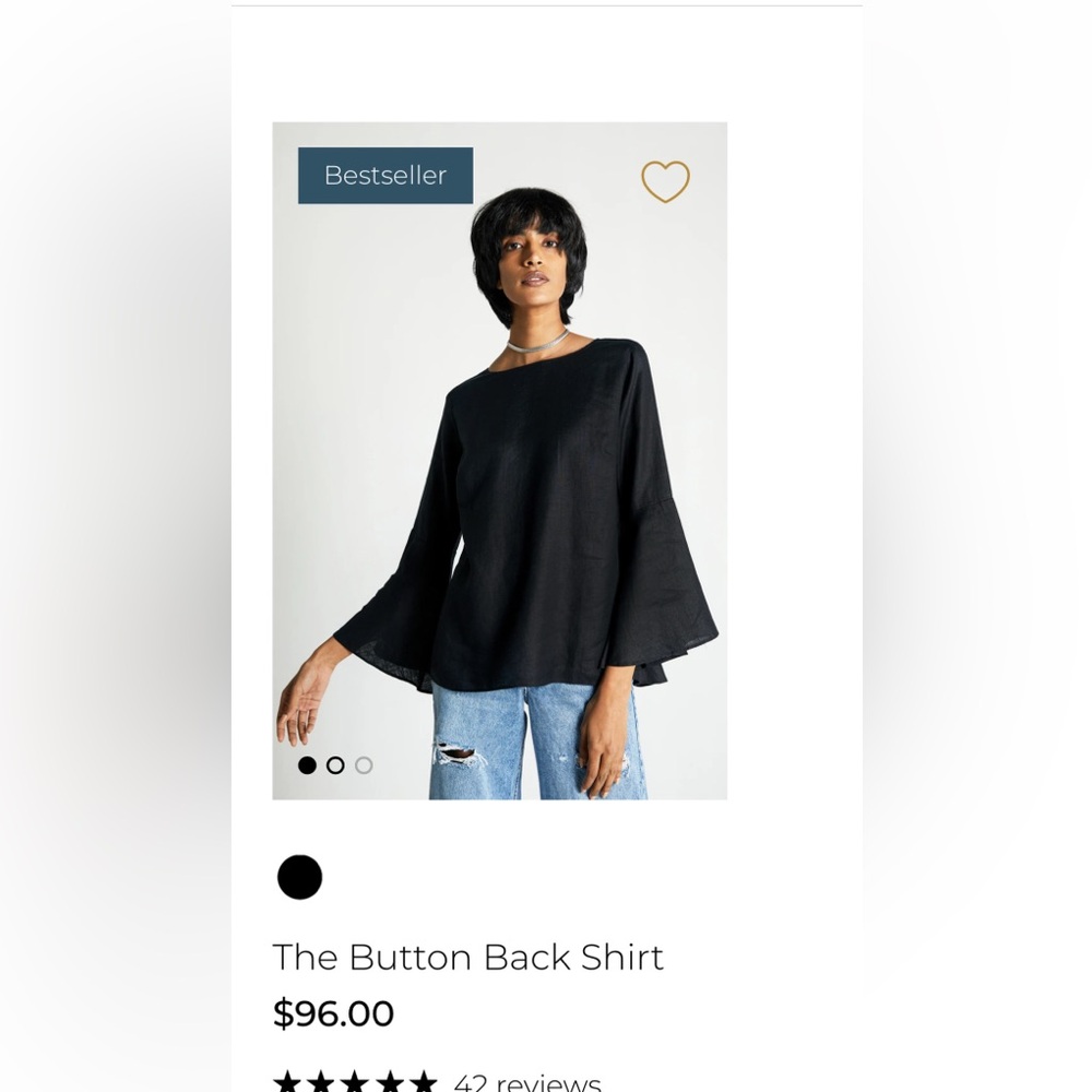 Elegant Black Women's Top